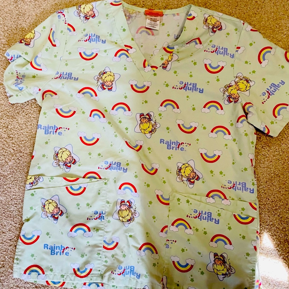 Scrub top. Size medium. Smoke free home.